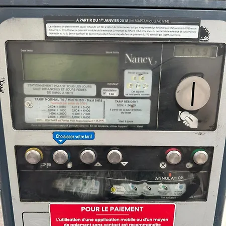 La Du Parc -nancy Pepiniere- Vieille Ville- 5 Pers Max By Homtimise Apartment Nancy